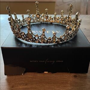 Silver Crystal Tiara